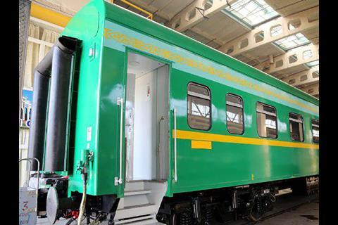 Toshkent Plant for the Construction & Repair of Passenger Cars is to deliver the first batch of coaches built to its own design for export.